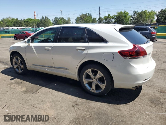2013 Toyota Venza LE with VIN 4T3BK3BB0DU077942, listed as a Copart auction lot 59516255 with 130,989 mi miles and Salvage title. Bid and sale history available at DreamBid. Image 2.