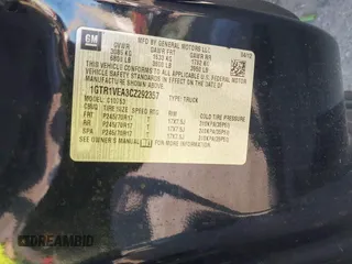 2012 GMC Sierra 1500 with VIN 1GTR1VEA3CZ292357, listed as a IAAI auction lot 41213216 with 179,150 mi miles and . Bid and sale history available at DreamBid. Image 9.