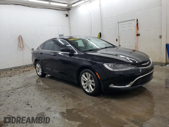 2015 Chrysler 200 Limited with VIN 1C3CCCAB9FN607469, listed as a Copart auction lot 48058045 with 210,289 mi miles and Salvage Title. Bid and sale history available at DreamBid. Image 4.