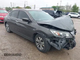 2014 Honda Accord Sedan LX with VIN 1HGCR2F39EA247892, listed as a IAAI auction lot 41909891 with 158,531 mi miles. Bid and sale history available at carsss.com. Image 1.