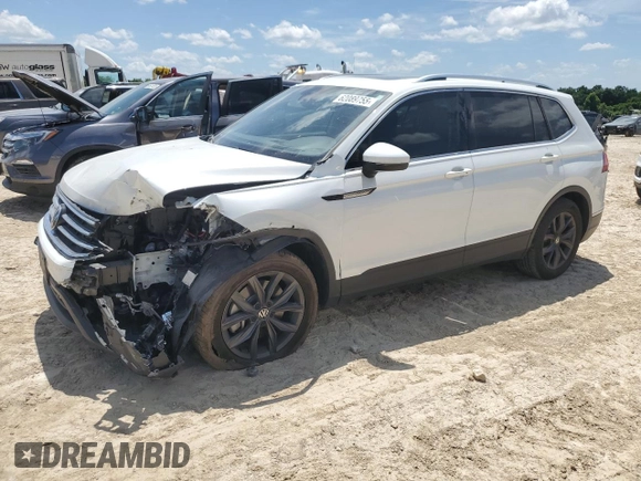 2023 Volkswagen Tiguan SE с VIN 3VVNB7AX0PM120846, выставлен на аукционе Copart как лот 62089755 с пробегом 30 452 миль миль и Списание • Salvage title. История ставок и продаж доступна на DreamBid. Изображение 1.