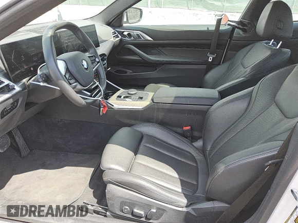2025 BMW 4 Series 430i with VIN WBA43DA01SCT01356, listed as a Copart auction lot 53862335 with 17,451 mi miles and Clean title. Bid and sale history available at DreamBid. Image 7.