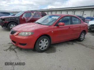 2006 Mazda 3 i with VIN JM1BK12F261417102, listed as a Copart auction lot 48043915 with 201,028 mi miles and Salvage Title. Bid and sale history available at carsss.com. Image 1.