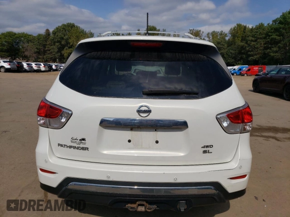 2013 Nissan Pathfinder SV with VIN 5N1AR2MM9DC624415, listed as a Copart auction lot 72439824 with 196,335 mi miles and Salvage Title. Bid and sale history available at carsss.com. Image 6.