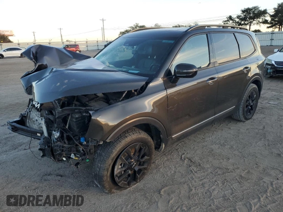 2023 Kia Telluride SX X-Line with VIN 5XYP5DGC2PG326443, listed as a Copart auction lot 83906974 with 41,513 mi miles and Non repairable. Bid and sale history available at DreamBid. Image 1.