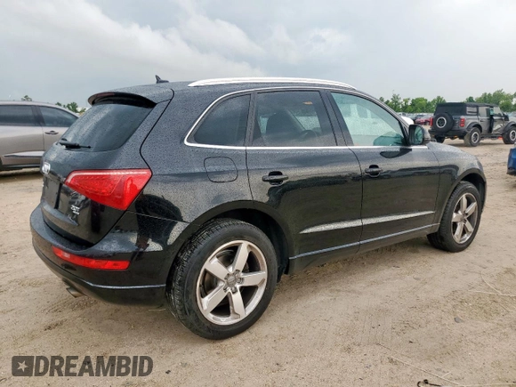 2011 Audi Q5 Premium Plus with VIN WA1LFAFP5BA019026, listed as a Copart auction lot 58257535 with 102,268 mi miles and Salvage title. Bid and sale history available at DreamBid. Image 3.