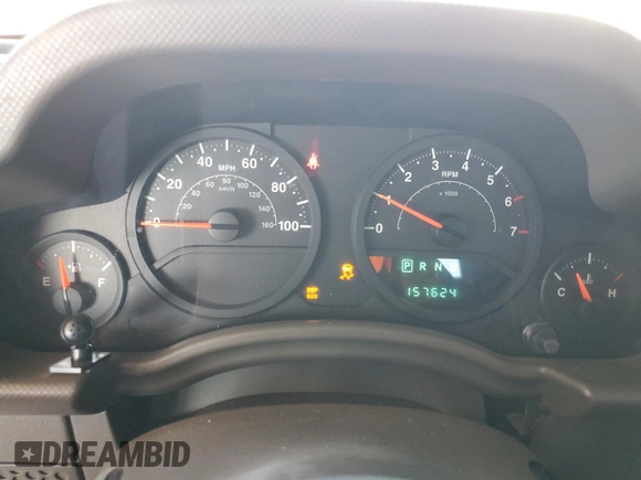 2008 Jeep Wrangler Unlimited X with VIN 1J4GB39128L650605, listed as a Copart auction lot 74144364 with 157,264 mi miles and Salvage Title. Bid and sale history available at DreamBid. Image 9.