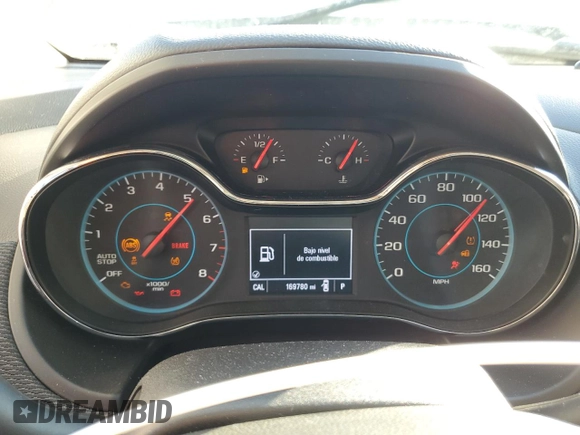 2018 Chevrolet Cruze LS with VIN 1G1BC5SM8J7174672, listed as a Copart auction lot 78132214 with 169,780 mi miles and Salvage Title. Bid and sale history available at DreamBid. Image 9.
