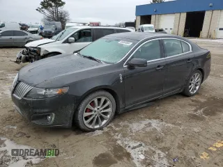 2011 Lincoln MKS EcoBoost with VIN 1LNHL9FT1BG602802, listed as a Copart auction lot 86984884 with 216,923 mi miles and Salvage Title. Bid and sale history available at DreamBid. Image 1.