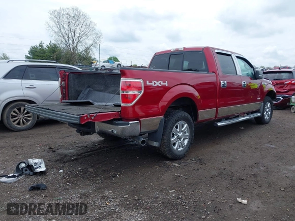 2013 Ford F-150 XL with VIN 1FTFW1ET2DFA12882, listed as a IAAI auction lot 42035873 with 189,070 mi miles and . Bid and sale history available at carsss.com. Image 4.