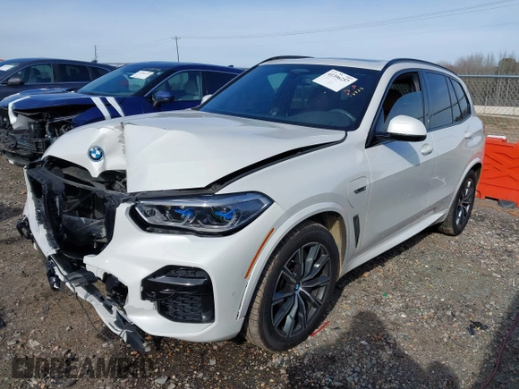2023 BMW X5 xDrive45e with VIN 5UXTA6C06P9P51357, listed as a IAAI auction lot 41396257 with 43,878 mi miles. Bid and sale history available at carsss.com. Image 17.