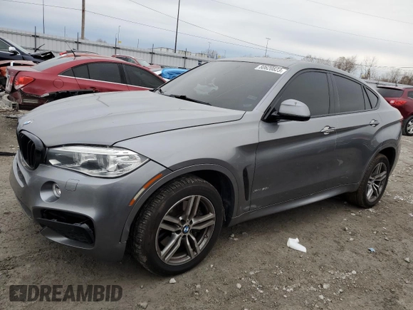 2016 BMW X6 xDrive50i with VIN 5UXKU6C57G0R34172, listed as a Copart auction lot 80620823 with 139,163 mi miles. Bid and sale history available at carsss.com. Image 1.