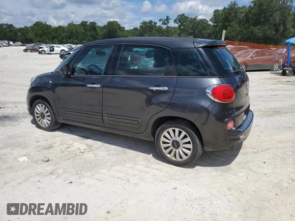 2017 FIAT 500L Pop with VIN ZFBCFAAH4HZ039657, listed as a Copart auction lot 61159735 with 115,001 mi miles and Salvage title. Bid and sale history available at DreamBid. Image 2.