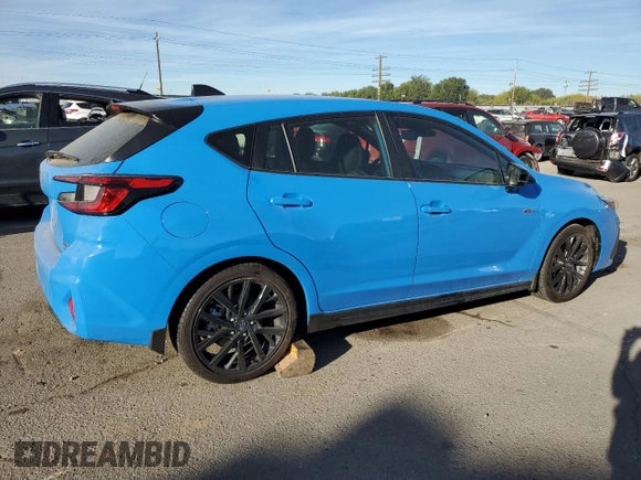 2024 Subaru Impreza RS with VIN JF1GUHJC0R8334446, listed as a Copart auction lot 71309224 with 1,664 mi miles and Salvage Title. Bid and sale history available at carsss.com. Image 3.