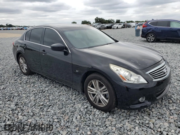 2015 Infiniti Q40 with VIN JN1CV6AP6FM501329, listed as a Copart auction lot 52228975 with 106,941 mi miles and Salvage Title. Bid and sale history available at carsss.com. Image 4.