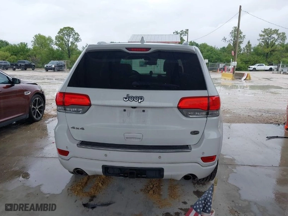 2014 Jeep Grand Cherokee Overland with VIN 1C4RJFCT4EC337564, listed as a IAAI auction lot 41982886 with 191,412 mi miles. Bid and sale history available at carsss.com. Image 16.