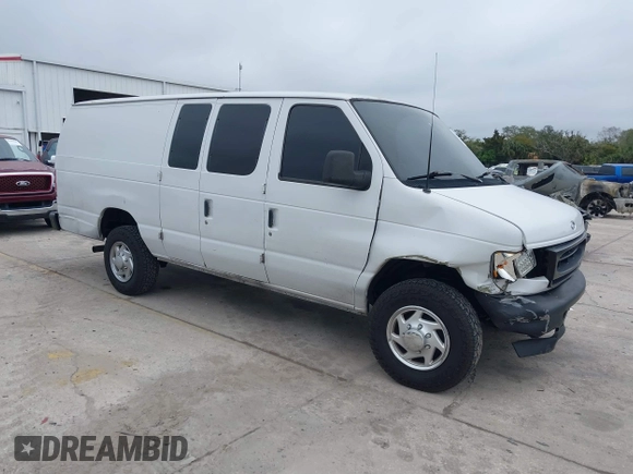 2002 Ford Econoline Cargo with VIN 1FTSS34L62HA53783, listed as a IAAI auction lot 41403058 with 306,576 mi miles and . Bid and sale history available at DreamBid. Image 1.