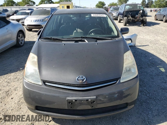 2007 Toyota Prius with VIN JTDKB20U573223340, listed as a Copart auction lot 53683545 with 60,135 mi miles and Salvage Title. Bid and sale history available at carsss.com. Image 5.