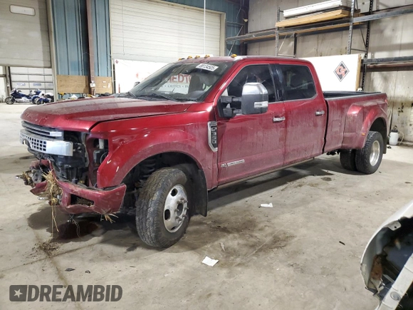 2017 Ford F-350 Lariat z VIN 1FT8W3DT5HEC70525, wystawiony jako Copart lot #88134505 z przebiegiem 115 985 mil mil oraz Szkoda całkowita • Salvage title. Historia ofert i sprzedaży dostępna na DreamBid. Obrazek 1.
