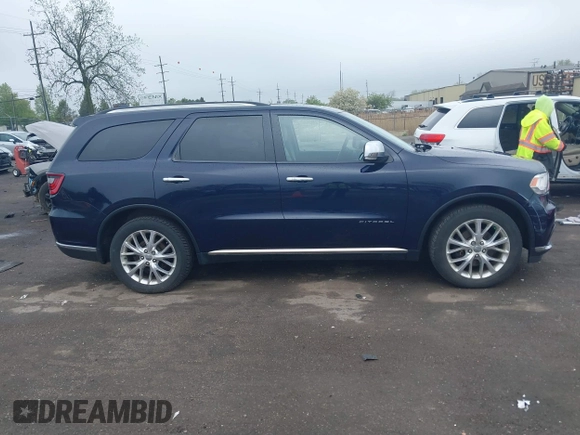 2014 Dodge Durango Citadel with VIN 1C4RDJEG9EC358811, listed as a IAAI auction lot 42176348 with 81,530 mi miles and . Bid and sale history available at DreamBid. Image 13.