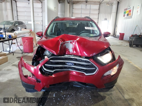 2020 Ford EcoSport SE z VIN MAJ6S3GL3LC387254, wystawiony jako Copart lot #57471395 z przebiegiem 9461 mil mil oraz Szkody całkowita. Historia ofert i sprzedaży dostępna na DreamBid. Obrazek 5.