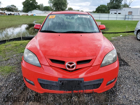2007 Mazda 3 S Sport with VIN JM1BK144X71707732, listed as a Copart auction lot 68311174 with Not Provided miles and Salvage Title. Bid and sale history available at DreamBid. Image 5.