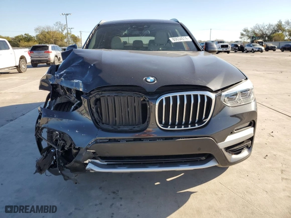 2021 BMW X3 sDrive30i with VIN 5UXTY3C00M9G98244, listed as a Copart auction lot 80634014 with 39,270 mi miles and Salvage Title. Bid and sale history available at carsss.com. Image 5.
