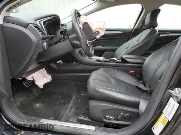2016 Ford Fusion Titanium Hybrid with VIN 3FA6P0RU6GR324405, listed as a Copart auction lot 51382585 with 0 mi miles and Salvage Title. Bid and sale history available at carsss.com. Image 7.