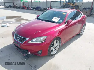 2011 Lexus IS 250 with VIN JTHBF5C2XB5135251, listed as a IAAI auction lot 41895924 with 207,215 mi miles and . Bid and sale history available at DreamBid. Image 2.