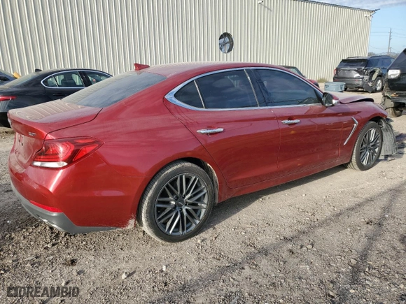 2019 Genesis G70 2.0T Advanced with VIN KMTG64LAXKU019564, listed as a Copart auction lot 84344554 with 63,773 mi miles and Salvage Title. Bid and sale history available at carsss.com. Image 3.