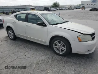 2008 Dodge Avenger SXT with VIN 1B3LC56K58N280606, listed as a Copart auction lot 53044595 with 209,779 mi miles and Salvage Title. Bid and sale history available at carsss.com. Image 4.
