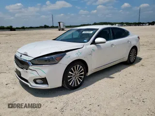 2017 Kia Cadenza Premium z VIN KNALB4J14H5049123, wystawiony jako Copart lot #58602005 z przebiegiem 96 187 mil mil oraz Szkoda całkowita • Salvage title. Historia ofert i sprzedaży dostępna na DreamBid. Obrazek 1.
