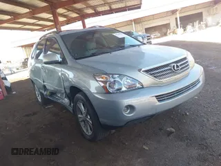 2008 Lexus RX 400h with VIN JTJGW31UX82006093, listed as a IAAI auction lot 41765158 with 191,977 mi miles and . Bid and sale history available at DreamBid. Image 1.