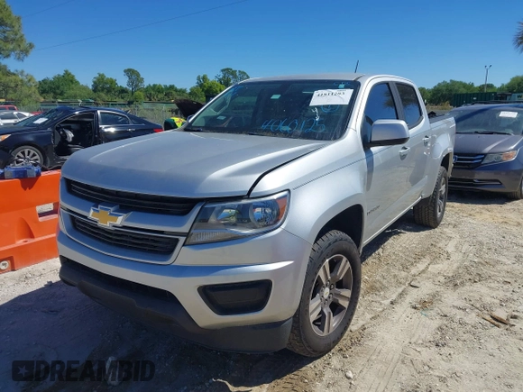 2017 Chevrolet Colorado 2WD WT with VIN 1GCGSBEN5H1246086, listed as a IAAI auction lot 41811283 with 123,539 mi miles. Bid and sale history available at carsss.com. Image 2.