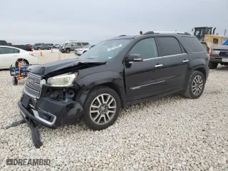 2014 GMC Acadia Denali with VIN 1GKKVTKD2EJ353258, listed as a Copart auction lot 45754995 with 107,548 mi miles and Salvage Title. Bid and sale history available at carsss.com. Image 1.