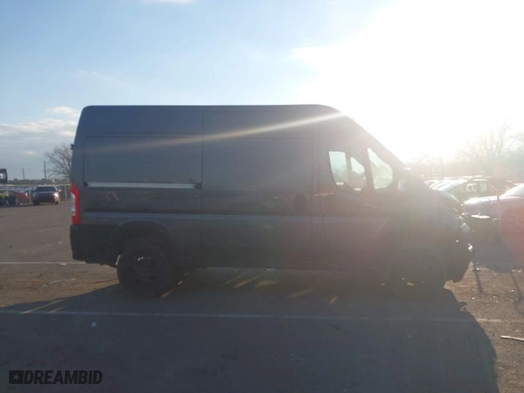 2023 Ram ProMaster Cargo Van with VIN 3C6LRVCG1PE538028, listed as a IAAI auction lot 41298704 with 43,737 mi miles. Bid and sale history available at carsss.com. Image 13.