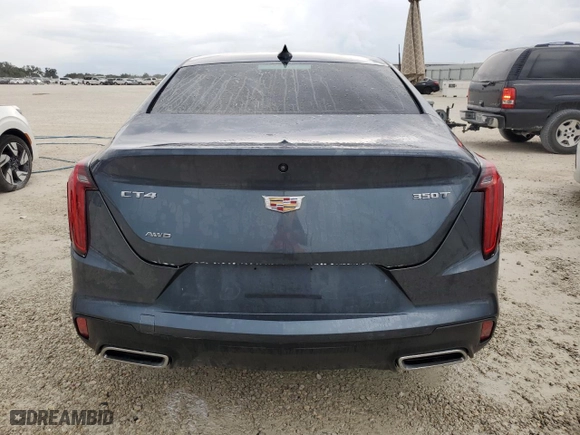 2021 Cadillac CT4 Luxury with VIN 1G6DK5RK5M0135450, listed as a Copart auction lot 73943864 with 8,495 mi miles and Non Repairable. Bid and sale history available at carsss.com. Image 6.