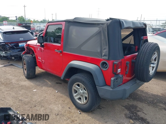 2009 Jeep Wrangler X with VIN 1J4FA24129L716085, listed as a IAAI auction lot 42425012 with 118,859 mi miles and . Bid and sale history available at DreamBid. Image 3.