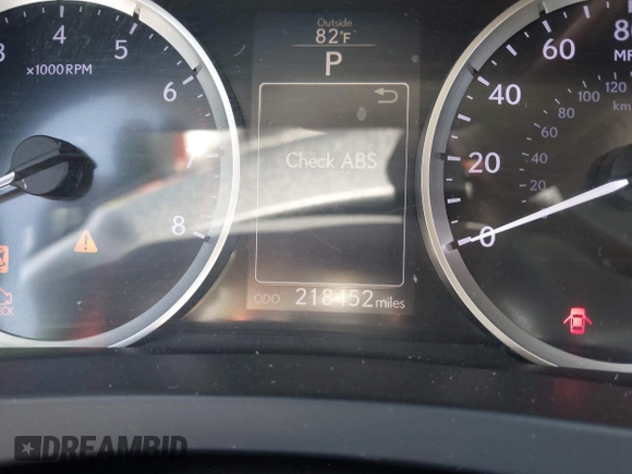 2015 Lexus IS 250 with VIN JTHBF1D27F5057749, listed as a IAAI auction lot 42304507 with 218,452 mi miles and . Bid and sale history available at DreamBid. Image 15.