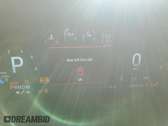 2023 Ford Bronco Raptor with VIN 1FMEE5JR4PLA93286, listed as a Copart auction lot 48144375 with 36,348 mi miles and Salvage title. Bid and sale history available at DreamBid. Image 9.
