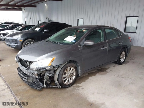 2015 Nissan Sentra S with VIN 3N1AB7APXFY266260, listed as a IAAI auction lot 41722071 with 1 mi miles. Bid and sale history available at carsss.com. Image 2.