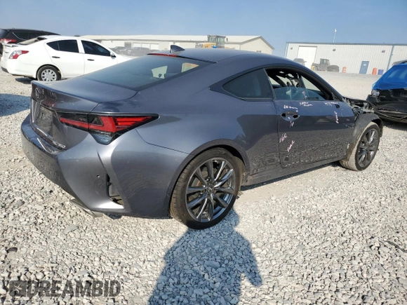 2019 Lexus RC 350 with VIN JTHHZ5BC1K5020064, listed as a Copart auction lot 69312984 with 37,052 mi miles and Salvage title. Bid and sale history available at DreamBid. Image 3.