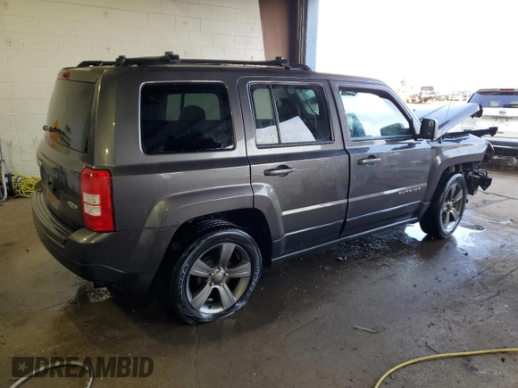 2014 Jeep Patriot Latitude with VIN 1C4NJPFA1ED887412, listed as a Copart auction lot 44214345 with 78,374 mi miles and Salvage Title. Bid and sale history available at carsss.com. Image 3.