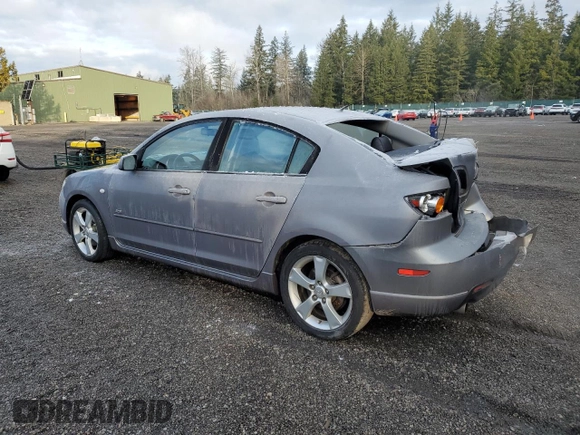 2004 Mazda 3 s with VIN JM1BK323741190830, listed as a Copart auction lot 44629535 with 166,312 mi miles and Salvage Title. Bid and sale history available at DreamBid. Image 2.