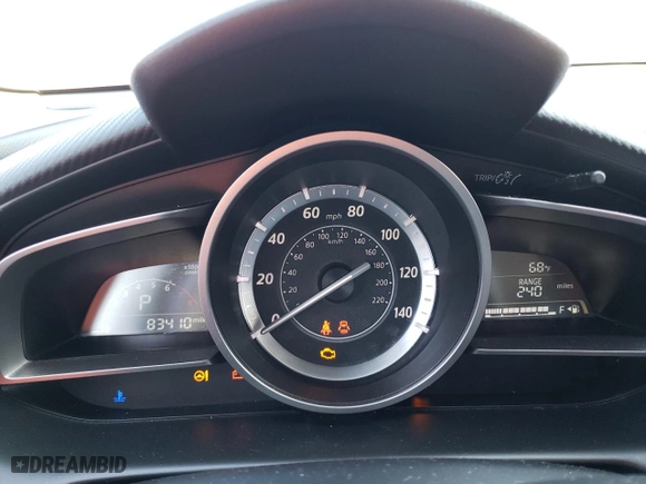 2017 Mazda CX-3 Touring with VIN JM1DKFC71H0141369, listed as a Copart auction lot 44704115 with 83,410 mi miles and Salvage Title. Bid and sale history available at carsss.com. Image 9.