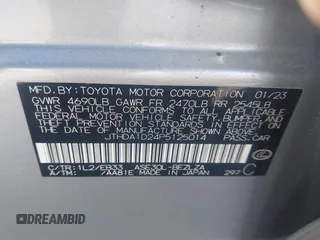2023 Lexus IS with VIN JTHDA1D24P5125014, listed as a IAAI auction lot 41786014 with 46,232 mi miles. Bid and sale history available at carsss.com. Image 9.