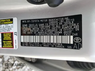 2013 Toyota Corolla L with VIN 2T1BU4EE2DC079059, listed as a Copart auction lot 51795975 with 170,561 mi miles and Clean Title. Bid and sale history available at carsss.com. Image 12.