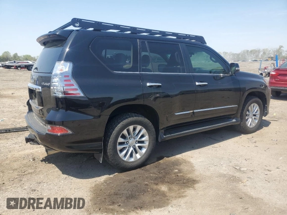 2014 Lexus GX with VIN JTJBM7FXXE5086922, listed as a Copart auction lot 53870665 with 142,608 mi miles and Salvage Title. Bid and sale history available at carsss.com. Image 3.