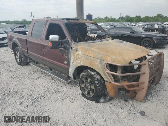 2015 Ford F-250 Lariat z VIN 1FT7W2BT2FED50354, wystawiony jako Copart lot #54244605 z przebiegiem Nie podano mil oraz Szkoda całkowita • Salvage title. Historia ofert i sprzedaży dostępna na DreamBid. Obrazek 4.