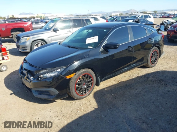 2016 Honda Civic Sedan LX with VIN 2HGFC2F57GH530019, listed as a IAAI auction lot 41839658 with 105,398 mi miles. Bid and sale history available at carsss.com. Image 18.